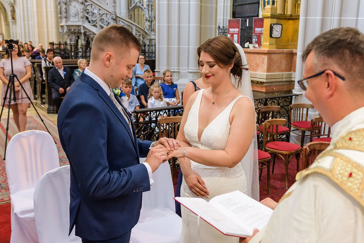 svadobný deň Lydky a Františka v Dóme sv. Alžbety